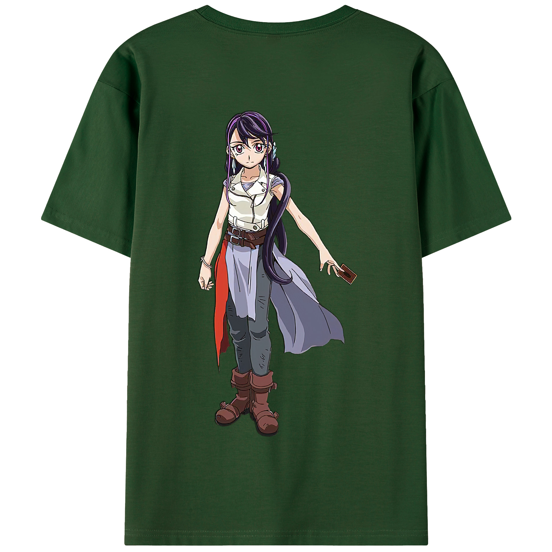 （画像用） 遊☆戯☆王 Yu-Gi-Oh! 綿100％半袖Tシャツ（背面プリント）